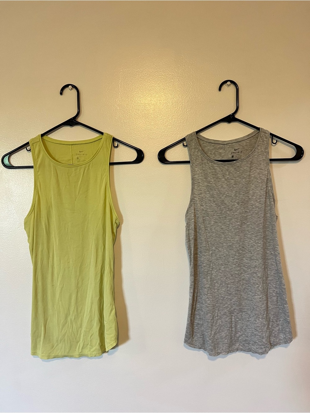 Nike Tank Top — Gray and Lime